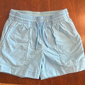 Boys Crewcuts Light Blue Elastic Waist Drawstring Shorts